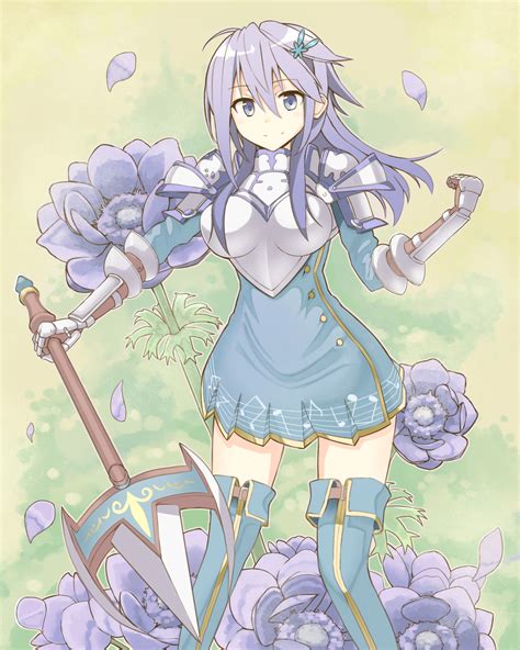 anemone flower knight girl